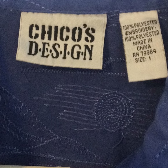 🎋Chico’s Design Jacket Asian Embroidered 🎋 - Picture 3 of 8